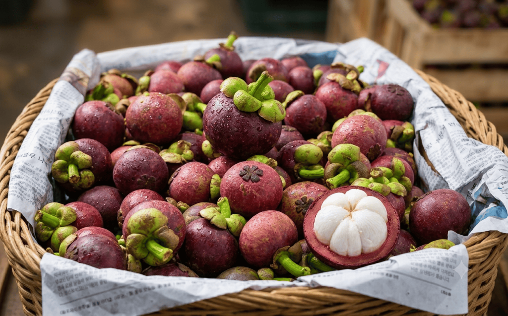 buah manggis langsung dari petani