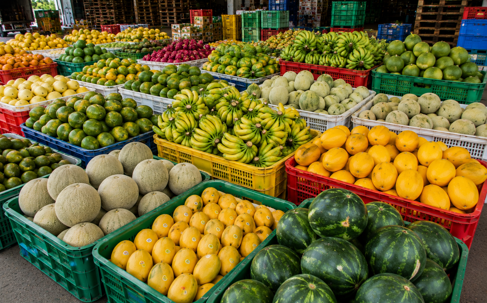 Buah Melon Grosir aneka buah grosir